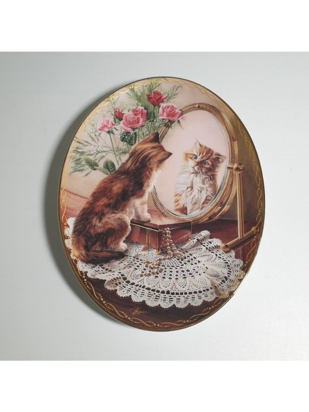 The Fairest Of Them All Oval Collector Plate Bradford Exchange Peter Fryer 1997